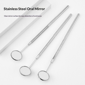 Herramienta de Examen Bucal, Espejo Dental de Acero Inoxidable, Espejo Plano para Dentistas, Espejo Pequeño para Uso Doméstico, Clase I, Multiusos - Product Image 2
