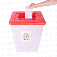 Boîte à bulletins de vote transparente en plastique pour les élections générales IEBC du Kenya 2027 avec couvercles codés par couleur (Blanc/Vert/Jaune/Bleu/Rouge)