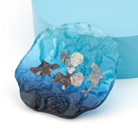 Support d'affichage en plastique acrylique écologique personnalisé avec des personnages de dessins animés, design givré, découpe au laser, couleur personnalisée