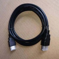 Câble HDTV blindé en feuille nickelée, version 1.4/2.0, 4K 60Hz 1080P, mâle-mâle, gaine PVC noire, plusieurs longueurs, pour moniteur