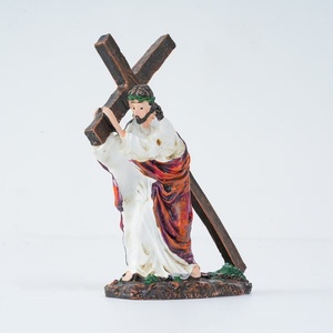 Figura de Jesús Clásica de Resina de Alta Calidad, Escultura Ecológica, Decoración de Lujo para el Hogar, Adornos Religiosos Decorativos BJ - Product Image 4