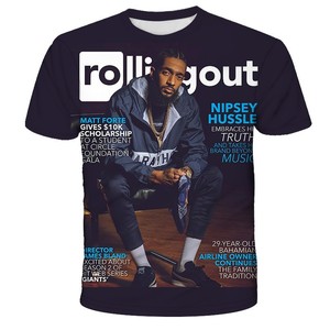 Bán Buôn Chất Lượng Cao Hot Phong Cách Người Đàn Ông In Ấn Hip Hop T-Shirts Tùy Chỉnh Phim Hoạt Hình In Ấn Đồ Họa Người Đàn Ông Của T-Shirt - Product Image 4