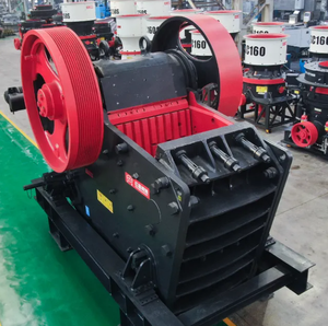 Frantoio a mascelle HJ613 a basso consumo energetico con volano e albero eccentrico a connessione con chiavetta per granito e calcare - Product Image 1