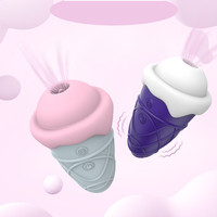 Silikon Klitoris süß saugen Vibrator Eis Ton Vibrator weibliche Stimulation Sexspielzeug
