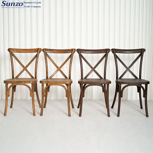 Plastik berkualitas tinggi X kembali kursi pernikahan Resin jamuan acara kursi Silang - Product Image 6