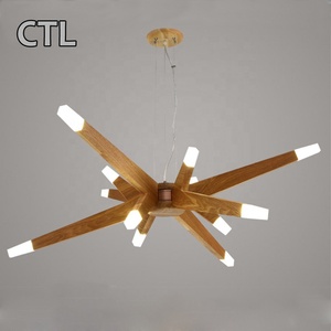 Su misura grande <span class=keywords><strong>legno</strong></span> pendente luce fatta a mano nordico moderno <span class=keywords><strong>lampadario</strong></span> in <span class=keywords><strong>legno</strong></span> <span class=keywords><strong>naturale</strong></span> per Hotel Villa - Product Image 1