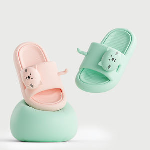 Joyeux Mario nouveau Style nouvelle conception enfants mignon pantoufles pour filles maison antidérapant salle de bain sandales bébé pied porter Stock - Product Image 5