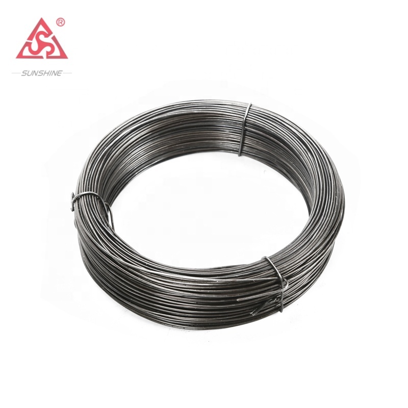 1,5 мм черная отожженная плоская проволока и черная проволока 22 Awg стальная обвязочная проволока черная
