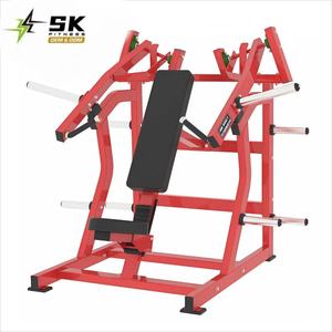 Macchina SK Plate Loaded Super Incline Chest Press per l'allenamento indipendente della parte superiore del petto, ideale per palestre commerciali e centri fitness. - Product Image 1