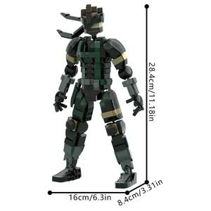 Funbuild Cổ Điển Trò Chơi MOC-44555 Kim Loại Bánh Răng Rắn Mecha Khối Xây Dựng Đồ Chơi Kim Loại Bánh Răng Rex Robot Hình Gạch Đồ Chơi - Product Image 6