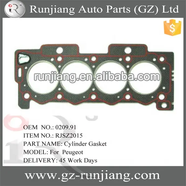 Cylinder Head Gasket For Peugeots HDZ/KDX/TU24 1.1L/1.4L 106/205/306/309/405 76mm 10040500 0209.91 0209.CJ