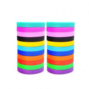 Fabrication en usine, vente en gros de bracelets en silicone vierges, personnalisables avec des mots, logo publicitaire promotionnel, informations - Product Image 5