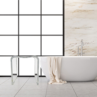Siège de chaise de salle de bain personnalisé banc de douche transparent tabouret tabouret de douche en acrylique