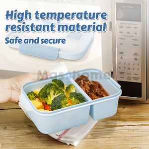 Masthome Office School Plastic Microwaveable Food Divided <b>Container</b> Microwavable Lunch <b>Box</b> - Product Image 5