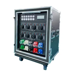 Electrical Equipment Supplies 54 Way Power Distribution Box With 19 Core Socapex Power Rack Case