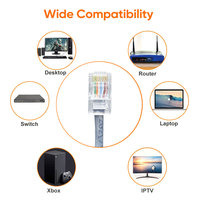 Connecteurs RJ45 UTP Cat6 8P8C Ethernet Mâle Passe-Partout pour Câble Réseau