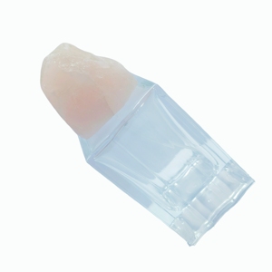 Flacons de parfum portables et luxueux en jade avec couvercle en cristal et bouchons en pierre - Product Image 3