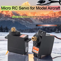 Micro-servo numérique GDW DS031MG DS041MG HV 2.7KG.cm 5KG.cm à grande vitesse avec engrenages métalliques 12g pour hélice de hélicoptère 450 et mini-avion à voilure fixe