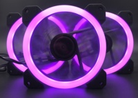 Ventilateur de refroidissement pour PC de jeu, 12V, 120mm, LED RGB, dissipateur thermique en cuivre pour boîtier d'ordinateur