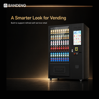 BANDENG 6610Pro 22T Equipo Expendedor de Alta Capacidad para la Venta de Productos Mixtos con Almacenamiento de Bebidas y Snacks a Temperaturas de 4°C a 25°C