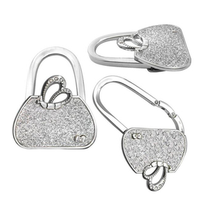 Fashion Zinc Alloy <strong>Handbag</strong> Hanger Folding Bag Purse <strong>Table</strong> <strong>Hook</strong> - Product Image 3