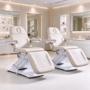Fauteuil de Beauté Électrique à 3 Moteurs, Table de Soins Ajustable pour Tatouage et Extensions de Cils, Chaise de Traitement Cosmétique Électrique pour Clinique Esthétique - Product Image 1