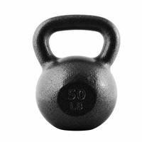 Venta al por mayor de fábrica: Kettlebell de hierro fundido sólido de una pieza, antirrusto, para CrossFit, gimnasios domésticos y comerciales, entrenamiento de fuerza para todo el cuerpo.