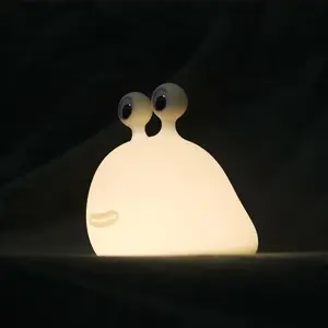 Slug Night Light Silicone Rechargeable Children Sleeping Lamp Touch Switch Cartoon Silicone Baby Led Lamp Toy