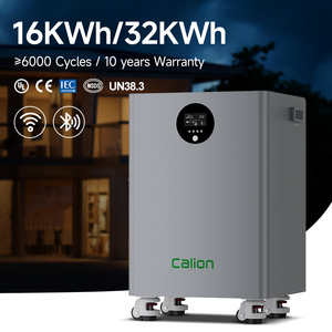 Batterie solaire LiFePO4 empilable 16 kWh 32 kWh 51,2 V à cycle profond pour stockage d'énergie domestique, système pour PV résidentiel – Vente directe usine - Product Image 3