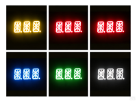 Affichage LED à 14 segments à trois chiffres Signalisation numérique LED alphanumérique blanche de 0.54 pouces