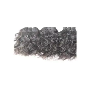 Fournisseur indien Cheveux Humains Bouclés Double Trame Extension Et Fond Très Épais Cheveux Humains Naturels