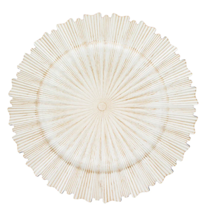 Vente chaude fruits servant des assiettes de chargeur en toute sécurité fabriqués à la main conception simple frontière hôtel vaisselle assiette de chargeur décorative - Product Image 3