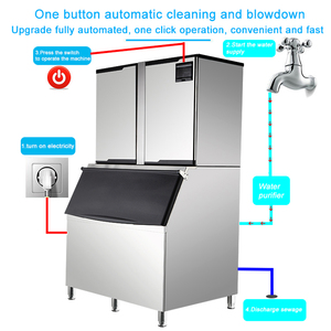 1 tấn Cube sản xuất máy/1 tấn thương mại <span class=keywords><strong>Ice</strong></span> Cube Máy Giá Maker được sử dụng trong <span class=keywords><strong>Ice</strong></span> Nhà máy cho bar khách sạn - Product Image 4