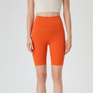 Leggings de Yoga Sin Costuras <span class=keywords><strong>con</strong></span> Sensación de Desnudez, Tipo Piel, <span class=keywords><strong>con</strong></span> Bolsillo Trasero, Efecto Levanta Glúteos, Ajuste Ceñido, Pantalones de Entrenamiento Tono Melocotón - Product Image 2