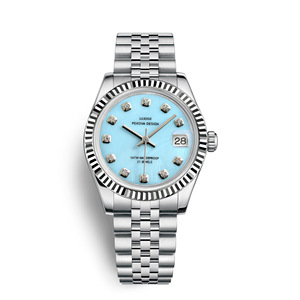LGXIGE LW052 Orologio da Polso da Donna al Quarzo Unico ed Elegante con Esclusivo Cinturino in Acciaio Inossidabile Calendario Luminoso Minimalista per il Tempo Libero - Product Image 2