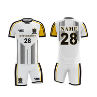 Ensemble de maillots de football personnalisés sur mesure, impression par sublimation intégrale, respirant, pour hommes et jeunes