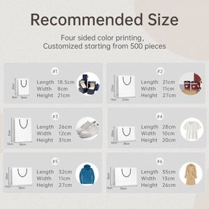 Sac en papier d'emballage de luxe personnalisé pour le commerce de détail, grand format, vente en gros, avec logo personnalisé - Product Image 4