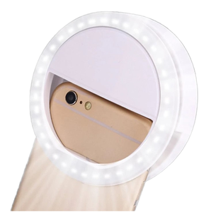 Mini Aro <span class=keywords><strong>de</strong></span> Luz LED Portátil para Selfies <span class=keywords><strong>Precio</strong></span> <span class=keywords><strong>de</strong></span> Fábrica Recargable Luz <span class=keywords><strong>de</strong></span> Relleno <span class=keywords><strong>de</strong></span> Belleza para Fotografía Móvil Compatible con Celulares - Product Image 1