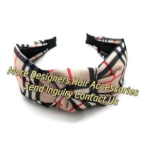 Hot bán nhiều màu sắc kẻ sọc Headband sang trọng Danh mục vẻ đẹp Spa kẻ sọc Knot hairband phụ nữ thiết kế thời trang tóc phụ kiện - Product Image 1