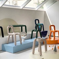 GEDO Vente en gros de chaises à géométrie moderne personnalisées sans accoudoir pour le salon