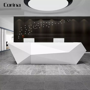 Moderno curvo blanco Recepción <span class=keywords><strong>de</strong></span> superficie sólida <span class=keywords><strong>de</strong></span> acrílico hospital mostrador <span class=keywords><strong>de</strong></span> recepción - Product Image 4