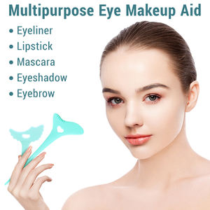 Pochoirs <span class=keywords><strong>Eyeliner</strong></span> faciles à utiliser 2 pièces réutilisables en Silicone <span class=keywords><strong>Eyeliner</strong></span> Aid Mascara Shield <span class=keywords><strong>Pochoir</strong></span> de maquillage multifonctionnel pour les débutants - Product Image 4