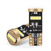 Ampoule LED T10 W5W 194 Canbus 12V 2070 3SMD 6000K Blanc pour éclairage intérieur de voiture, plafonnier, lecture, porte, carte, coffre, plaque d'immatriculation