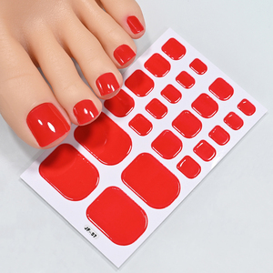 22 conseils <span class=keywords><strong>en</strong></span> gros orteil ongle autocollant adhésif été belle conception <span class=keywords><strong>Gel</strong></span> vernis pied orteil <span class=keywords><strong>ongles</strong></span> enveloppes autocollants Nail Art <span class=keywords><strong>d</strong></span>écorations - Product Image 5