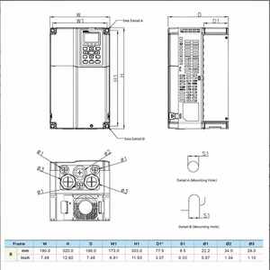 5.5KW VFD055C23A-21 7.5HP VFD-C2000 230V +/C2000ความถี่ชุด - Product Image 2