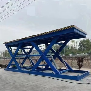 हाइड्रोलिक फिक्स्ड कैंची लिफ्ट प्लेटफॉर्म लिफ्ट इलेक्ट्रिक बड़े टनभार कारखाने गोदाम लोड और अनलोडिंग लिफ्ट - Product Image 2