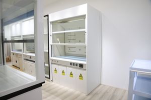 خزانة أبخرة أوتوماتيكية للمختبرات، مقاومة للأحماض الكيميائية، خزانة عوادم صناعية للمدارس - Product Image 6