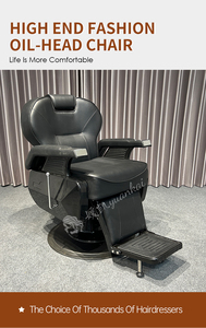 Silla <span class=keywords><strong>de</strong></span> peluquería reclinable <span class=keywords><strong>de</strong></span> gama alta <span class=keywords><strong>para</strong></span> <span class=keywords><strong>hombres</strong></span>, cómoda silla <span class=keywords><strong>de</strong></span> barbería con cabezal <span class=keywords><strong>de</strong></span> aceite hecha <span class=keywords><strong>de</strong></span> madera - Product Image 5