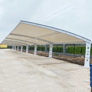 Abri de stationnement automobile à cantilever tendu personnalisable |   Abri de voiture en <span class=keywords><strong>membrane</strong></span>, auvent solaire pour parking - Product Image 5