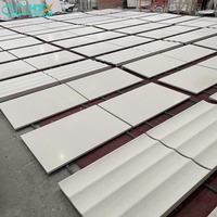Dalles de pavé en pierre naturelle HZX, pierre calcaire blanche du Portugal Porto, dalles de pavé en pierre calcaire beige avec finition surface polie